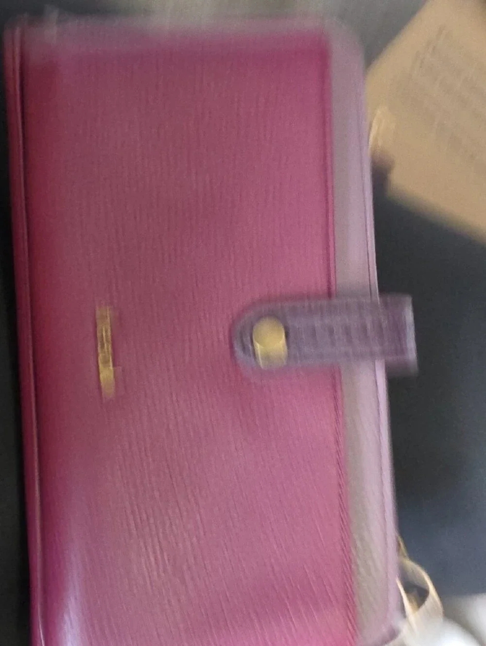 The Sak Pink Magenta Leather Crossbody Wallet with Strap